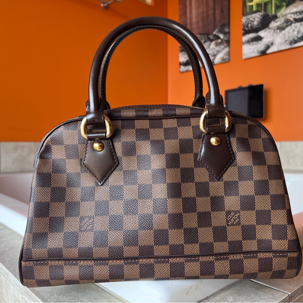 Louis Vuitton Damier Ebene Duomo Top Handle Bag - Picture 2 of 13
